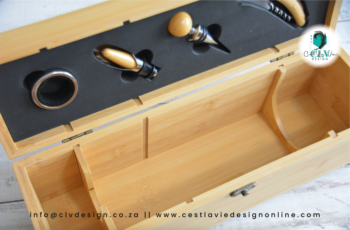 BAMBOO WINE BOX SET