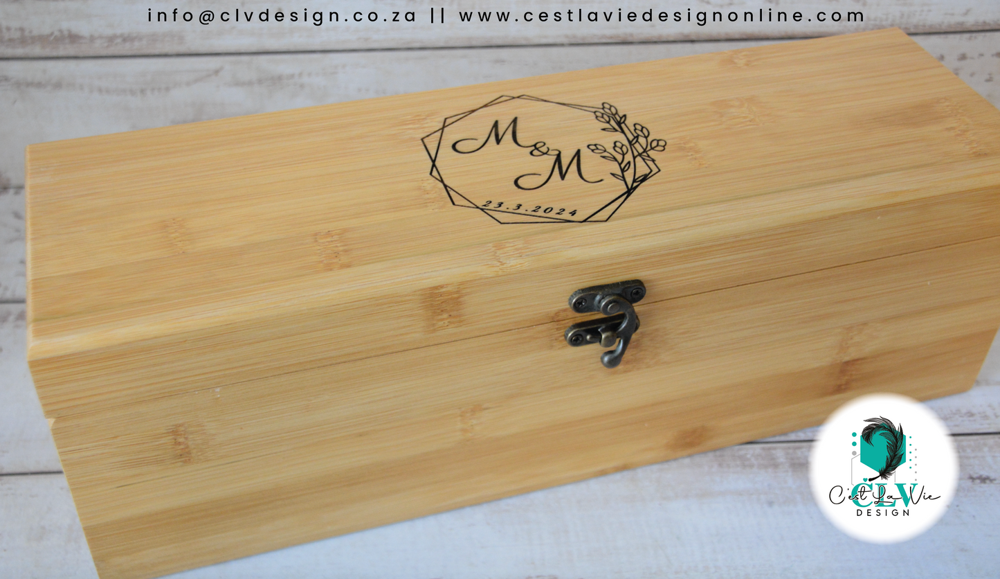 BAMBOO WINE BOX SET
