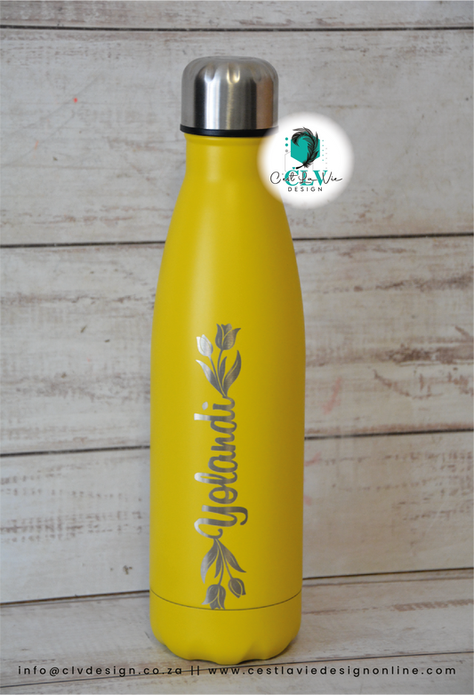 500ML COATED BOTTLES (ENGRAVED)