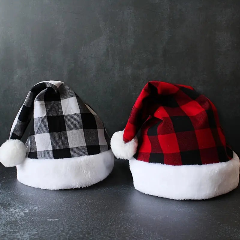 CUSTOM PRINTED FLEECE CHRISTMAS HATS
