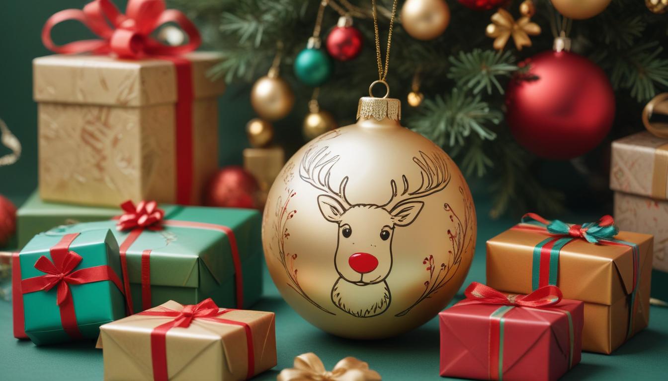 PERSONALISED CHRISTMAS (8CM) BAUBLES