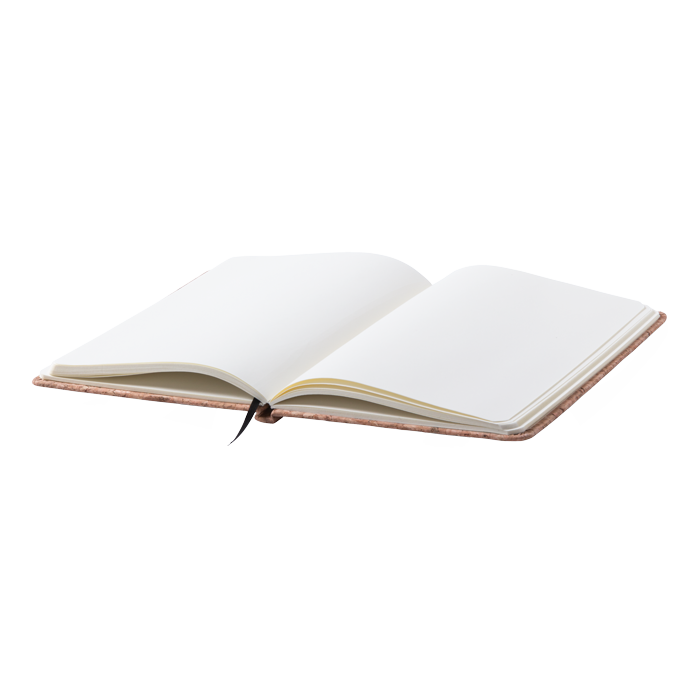 CORK NOTEBOOK WITH BELLY BAND