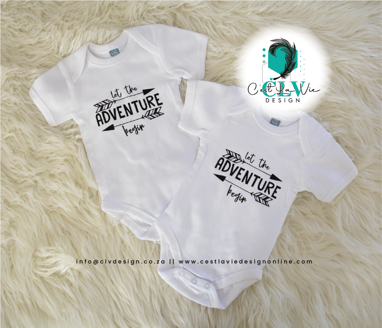 STANDARD PRINTED BABY ONESIES