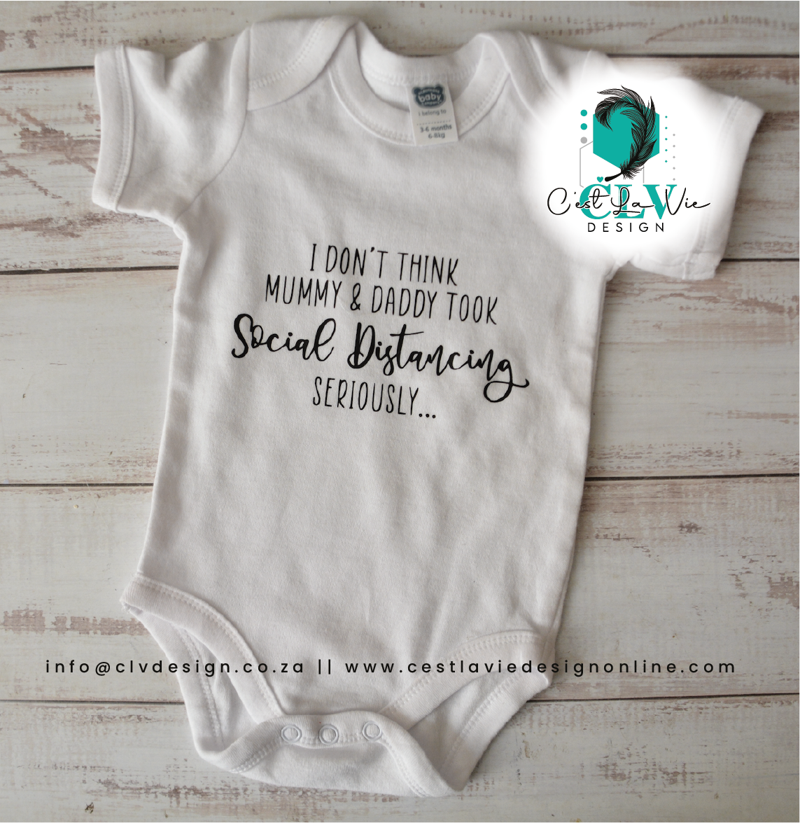 STANDARD PRINTED BABY ONESIES