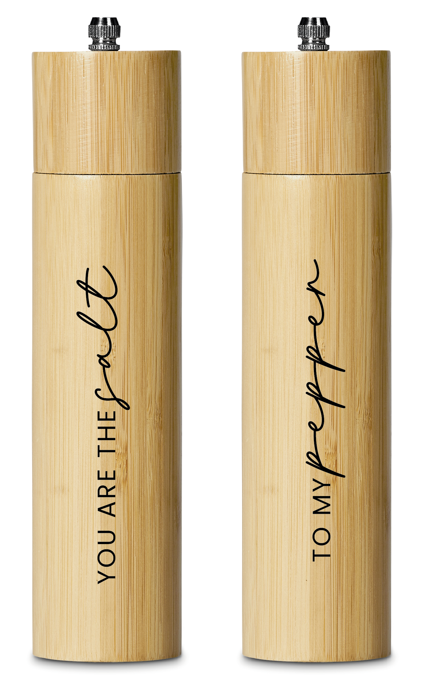 BAMBOO SALT AND PEPPER MILL