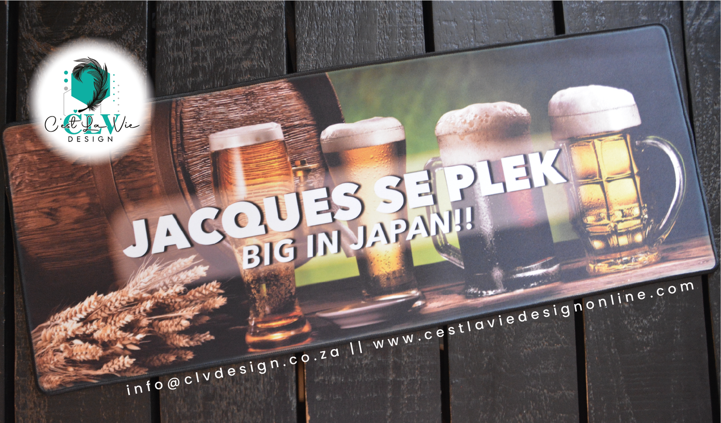 PRINTED BAR/DESK/GAMER MAT (78cm x 30cm)