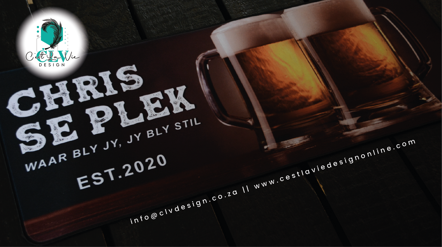 PRINTED BAR/DESK/GAMER MAT (78cm x 30cm)