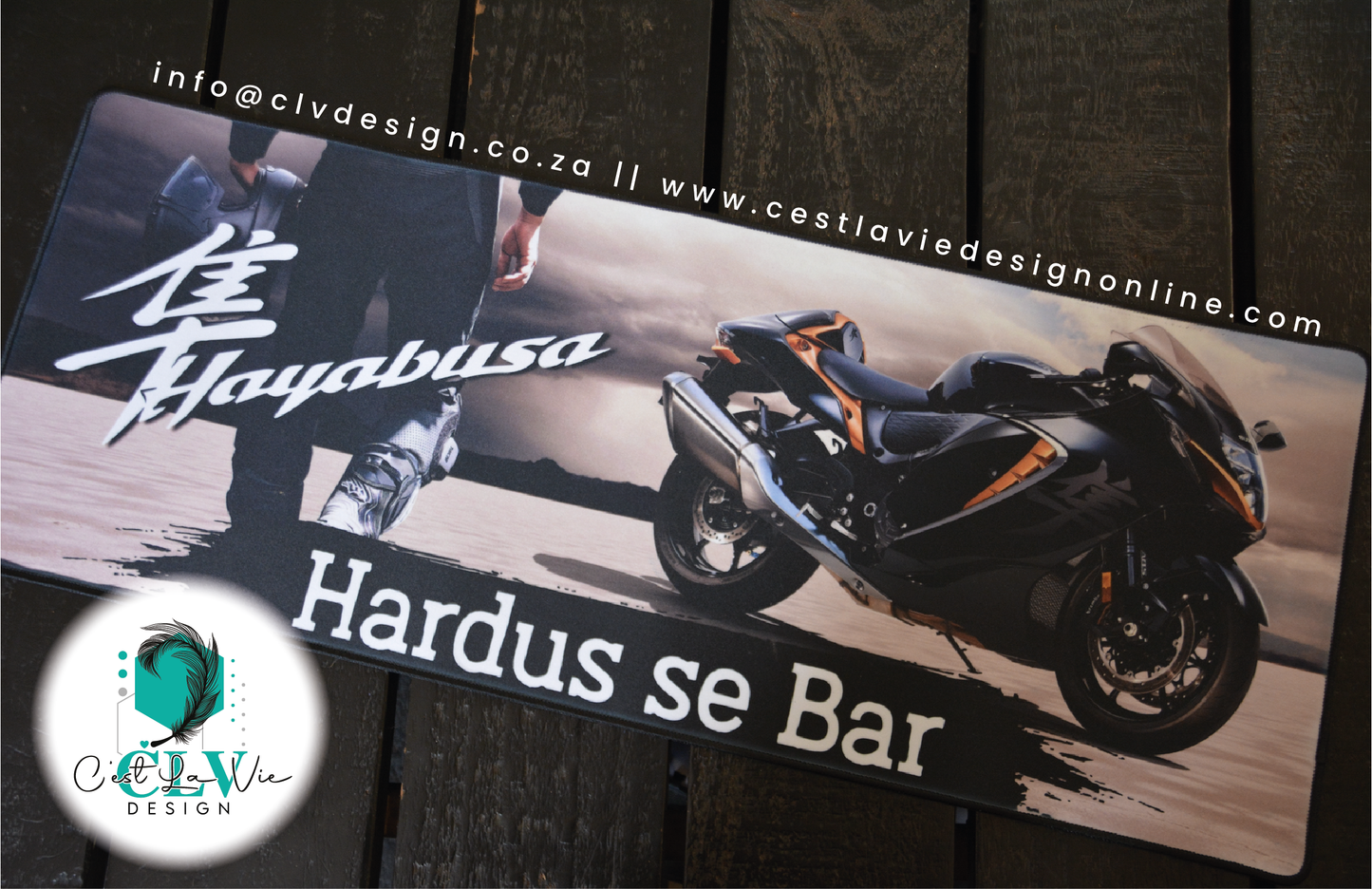 PRINTED BAR/DESK/GAMER MAT (78cm x 30cm)