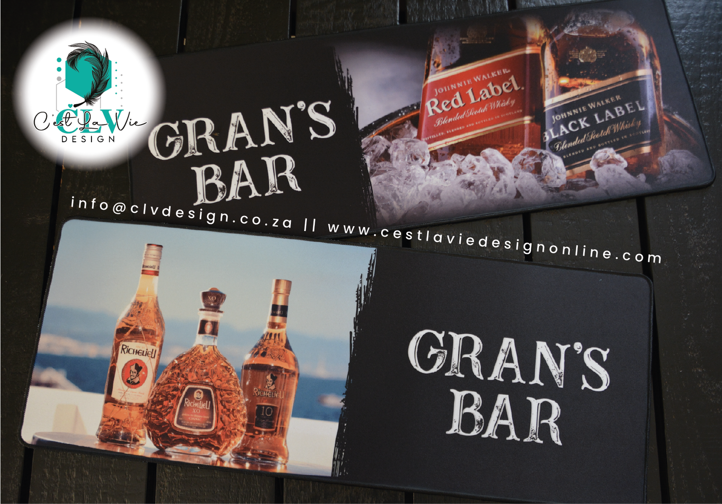 PRINTED BAR/DESK/GAMER MAT (78cm x 30cm)