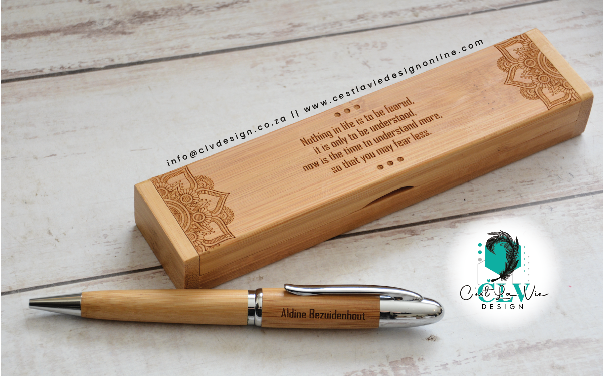 BAMBOO PEN SET