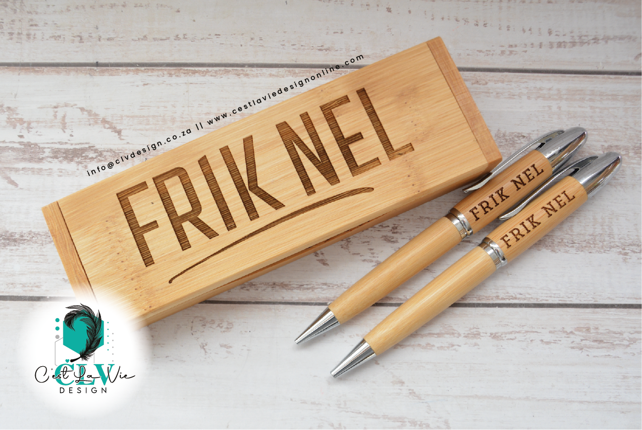 BAMBOO PEN SET