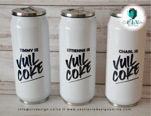 PERSONALISED STEEL CAN