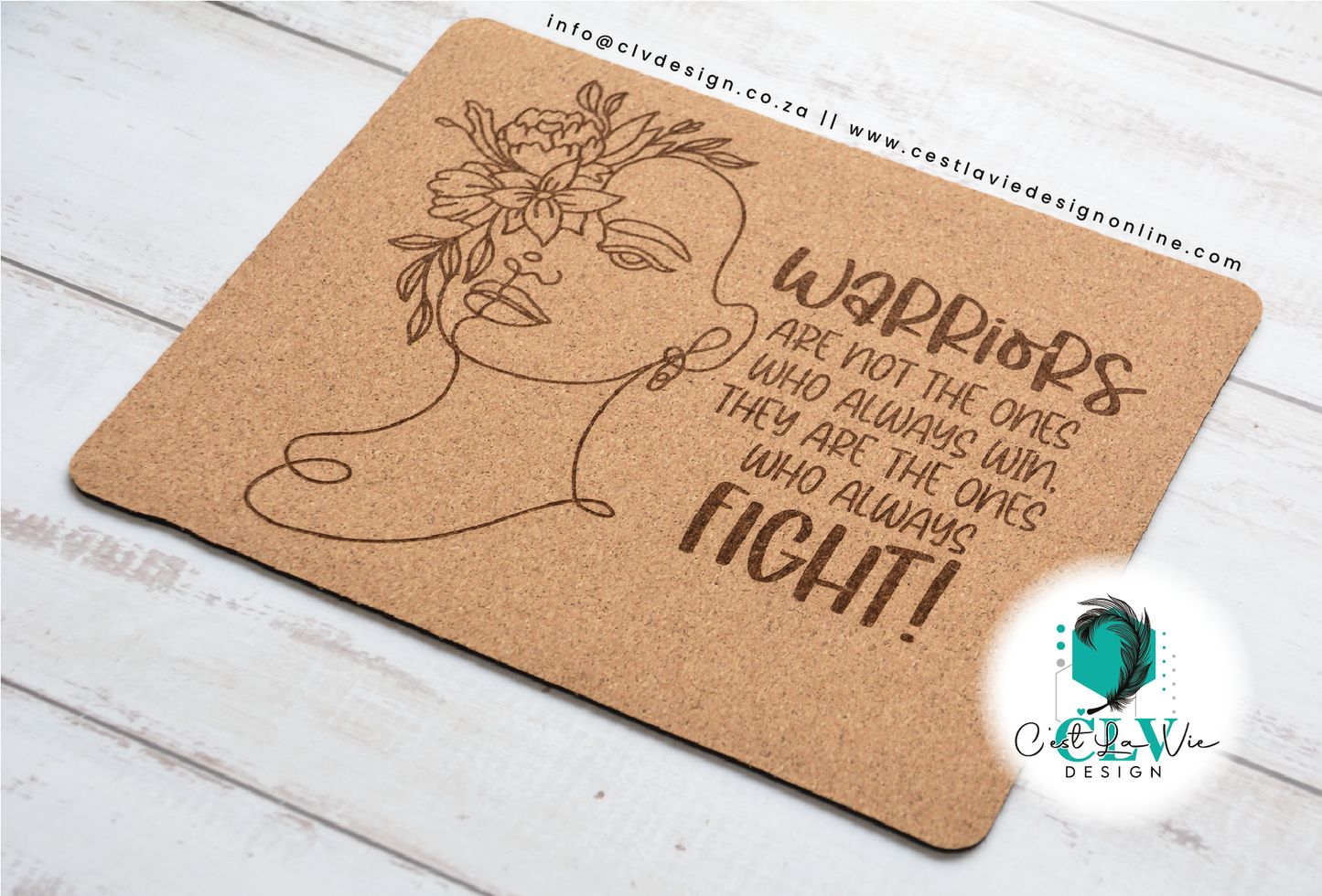 CORK MOUSE PAD (ENGRAVED)