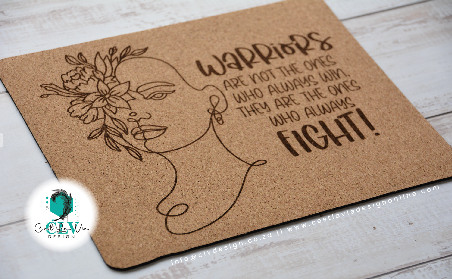 CORK MOUSE PAD (ENGRAVED)