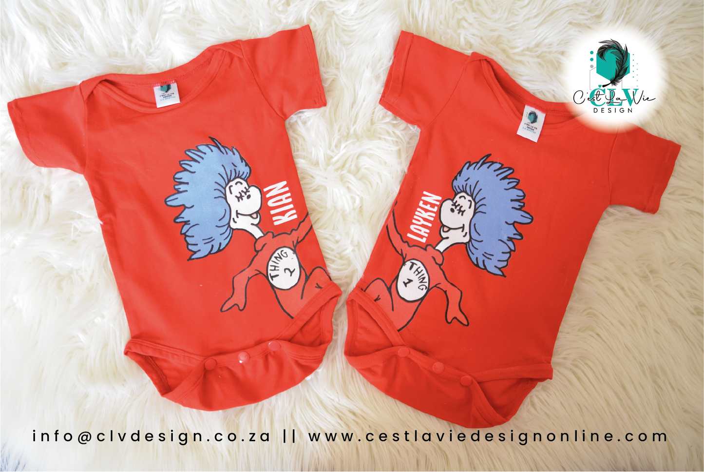 STANDARD PRINTED BABY ONESIES