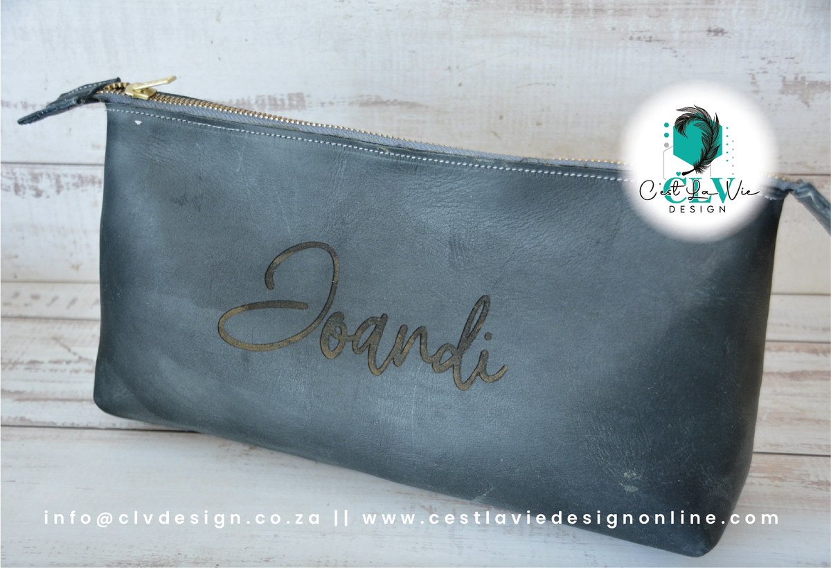 PERSONALISED GENUINE LEATHER BASIC/MULTI PURPOSE BAG