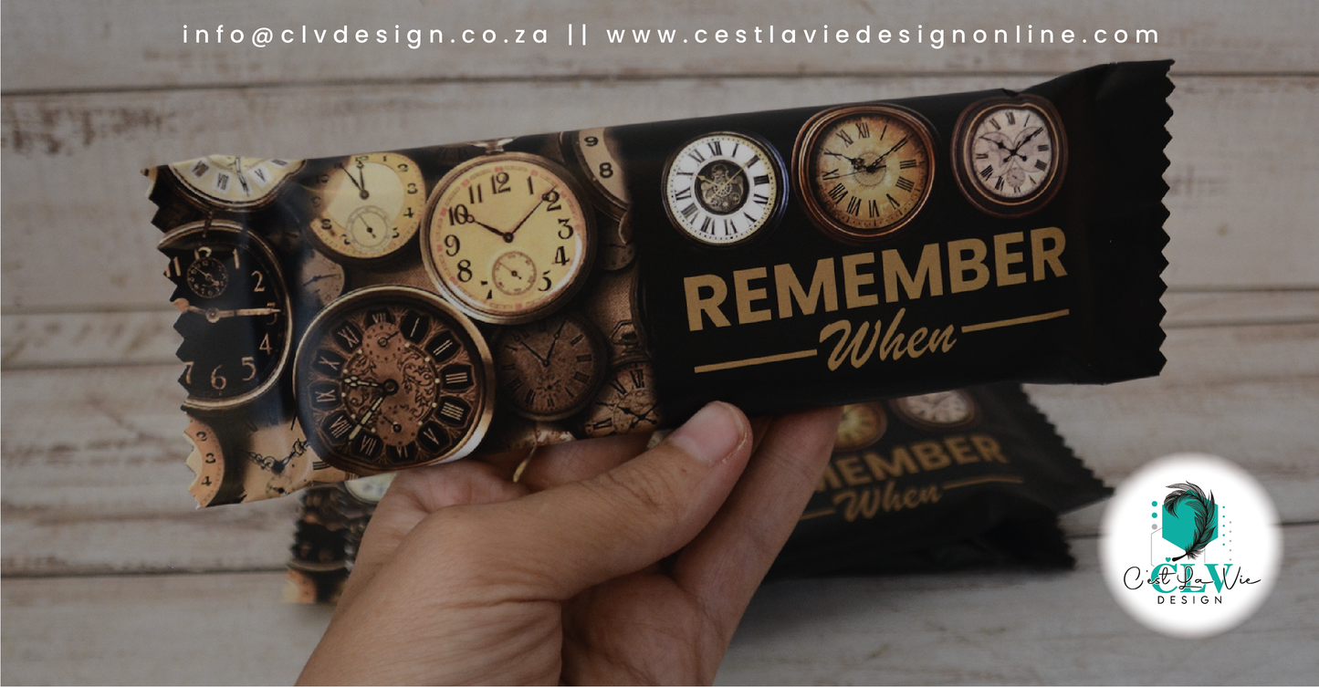 PERSONALISED SLAB CHOCOLATES (80gsm)