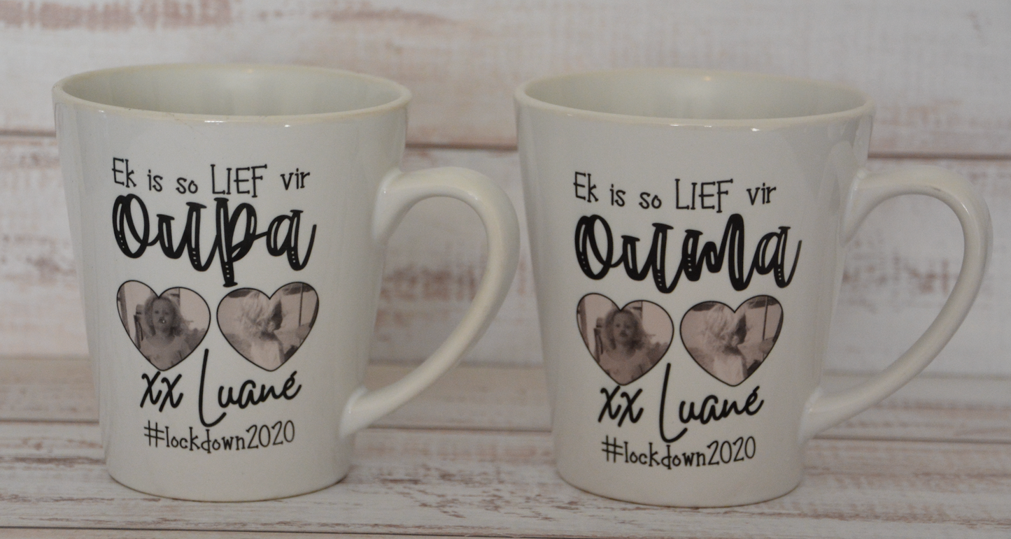 PRINTED CONE MUG (12OZ)