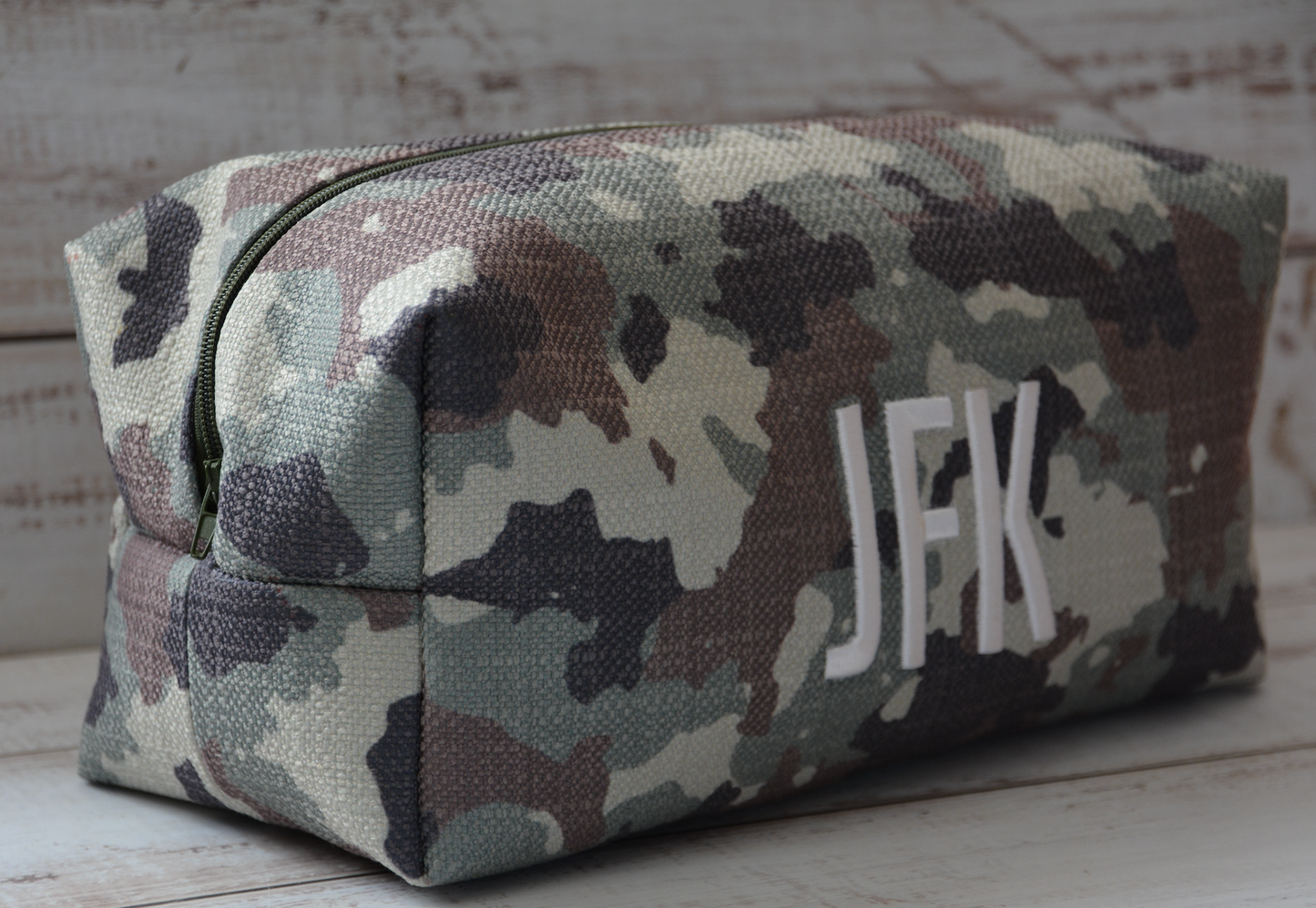 PRINTED BOX TOILETRY BAG
