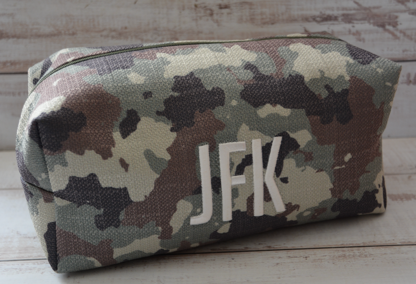 PRINTED BOX TOILETRY BAG