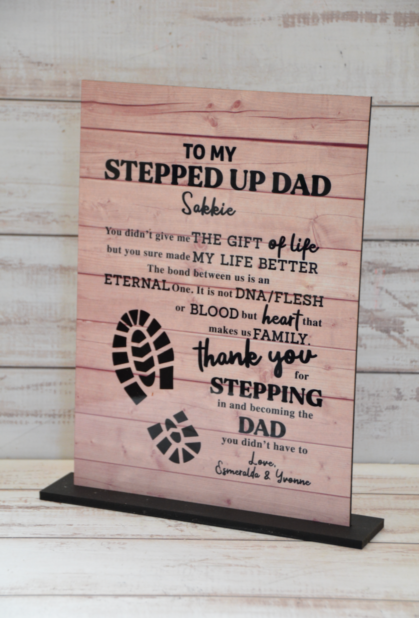 WOODEN (MDF) PRINT WITH STAND