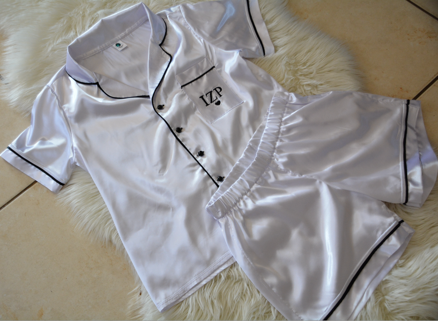 SATIN PIPED SLEEP SETS (ADULT)