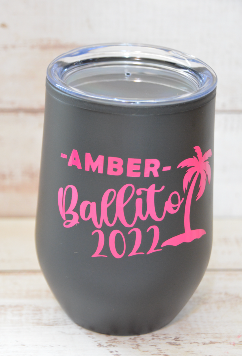 DOUBLE WALL EGG TUMBLER WITH UV DTF BRANDING