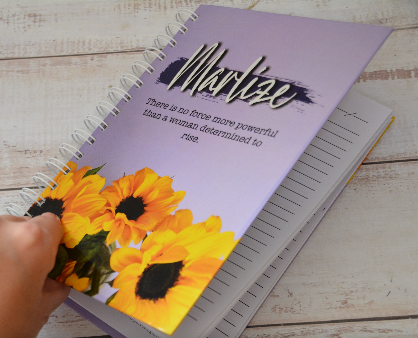 WIRE BOUND HARD COVER NOTEBOOK (FULLY CUSTOMISABLE)