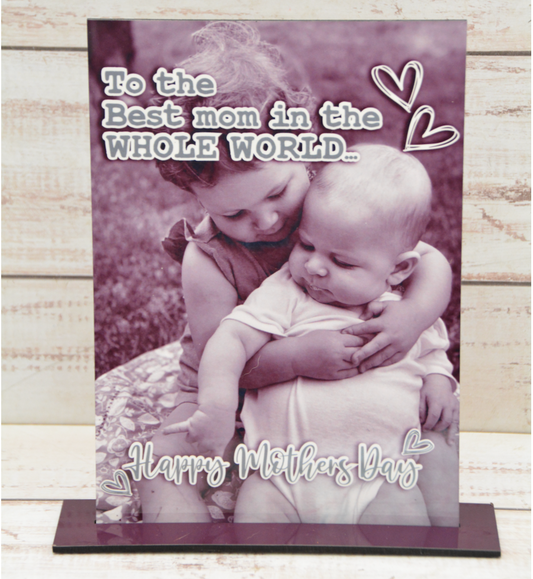 WOODEN (MDF) PRINT WITH STAND