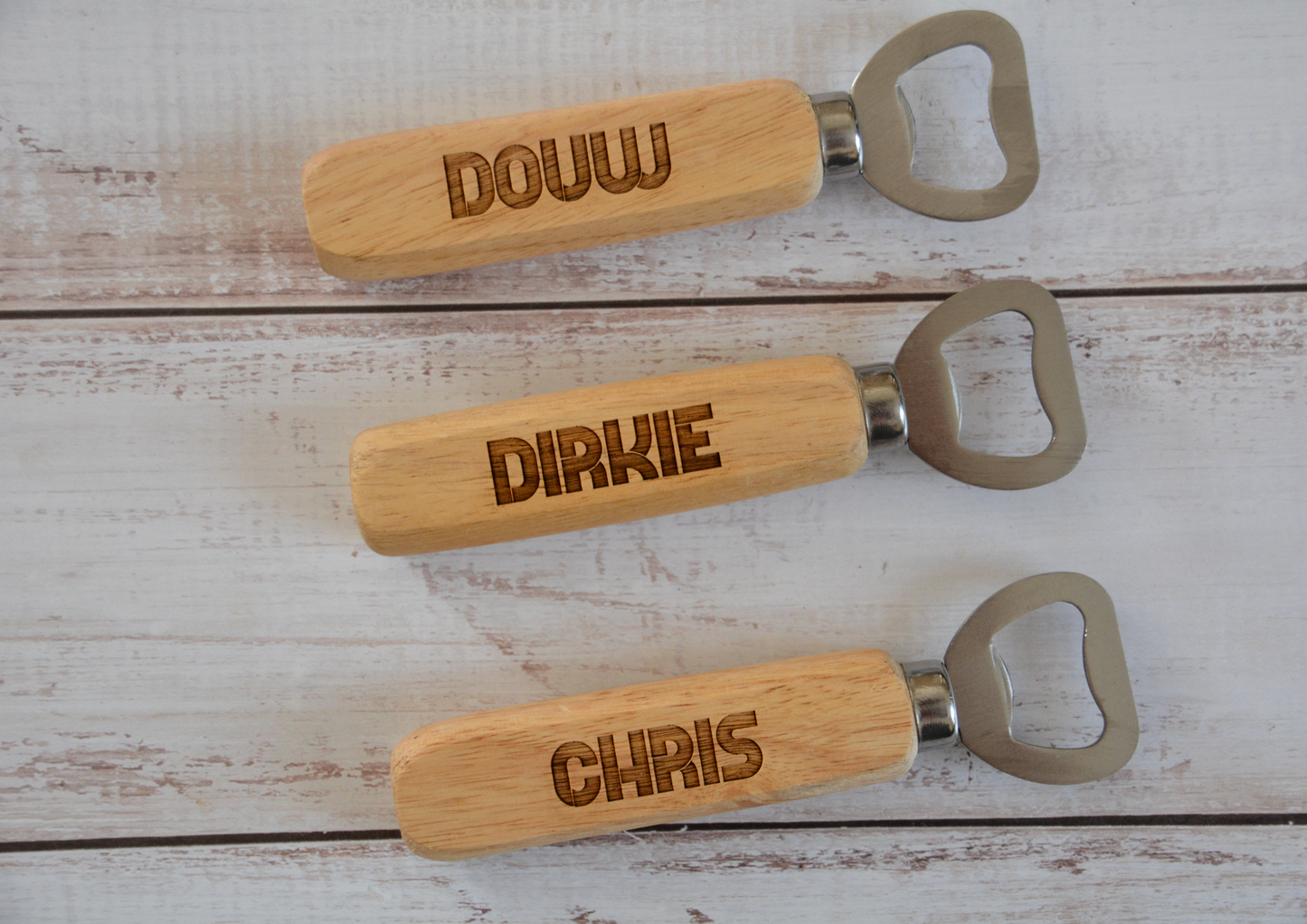 WOODEN HANDLE BOTTLE OPENER