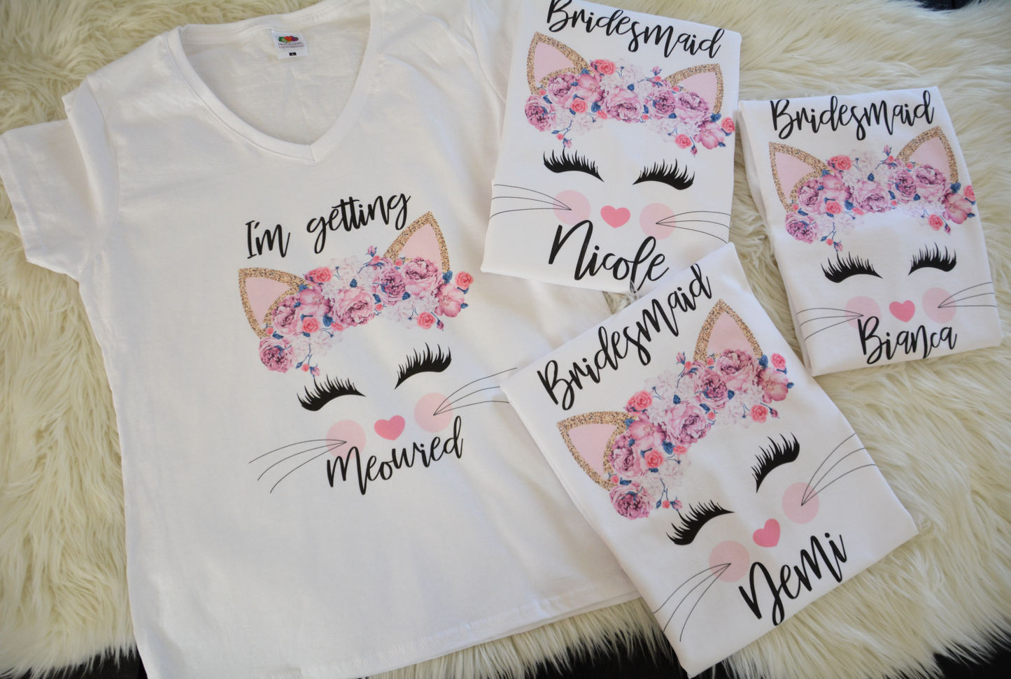 LADIES SLIM FIT V-NECK T-SHIRTS FOR ADULTS