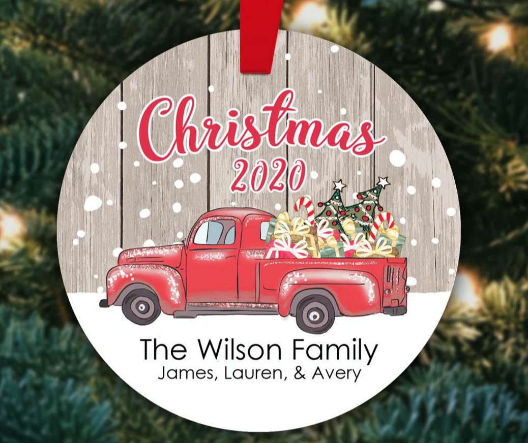 PRINTED CHRISTMAS ORNAMENTS/BAUBLE