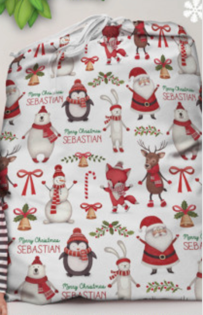 FULLY PRINTED DRAWSTING BAG