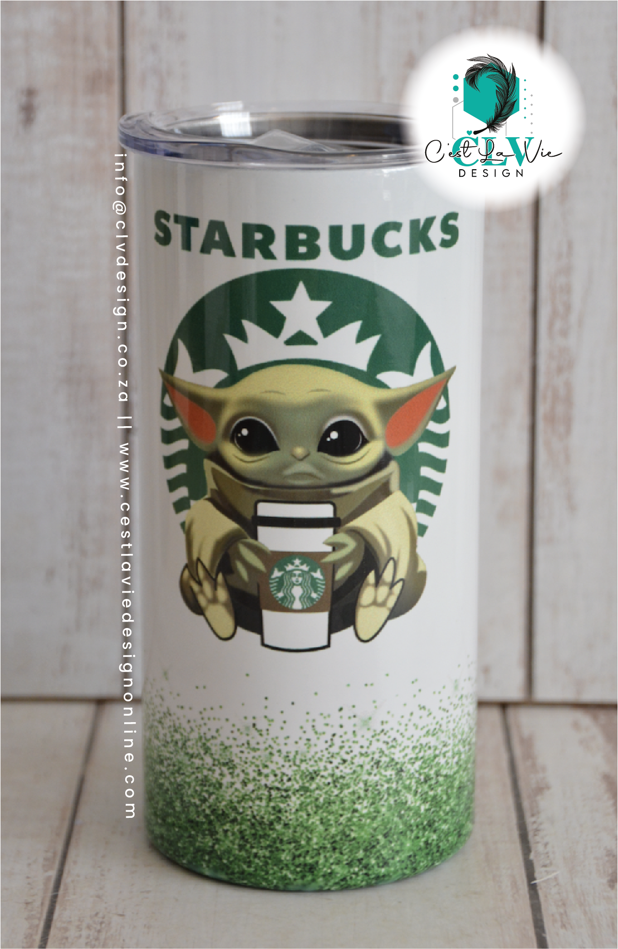 PERSONALISED STEEL SKINNY TUMBLER