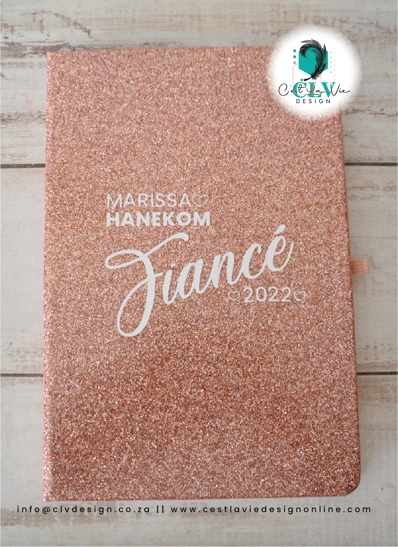 ROSE GOLD SPARKLE A5 NOTEBOOK