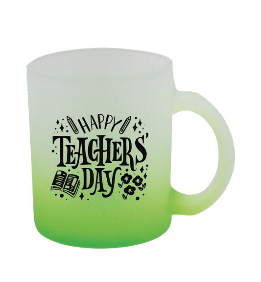 OMBRE FROSTED GLASS MUGS (11OZ)