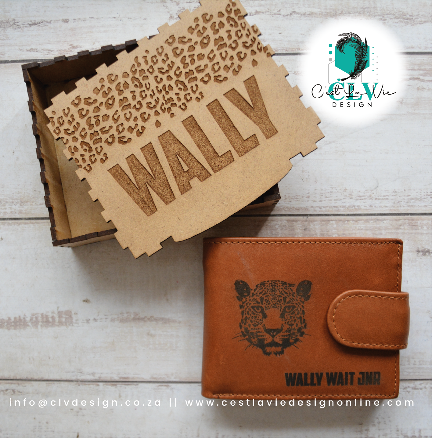 GENUINE LEATHER CAMEL MOUNTAIN WALLET - TAN COLOR