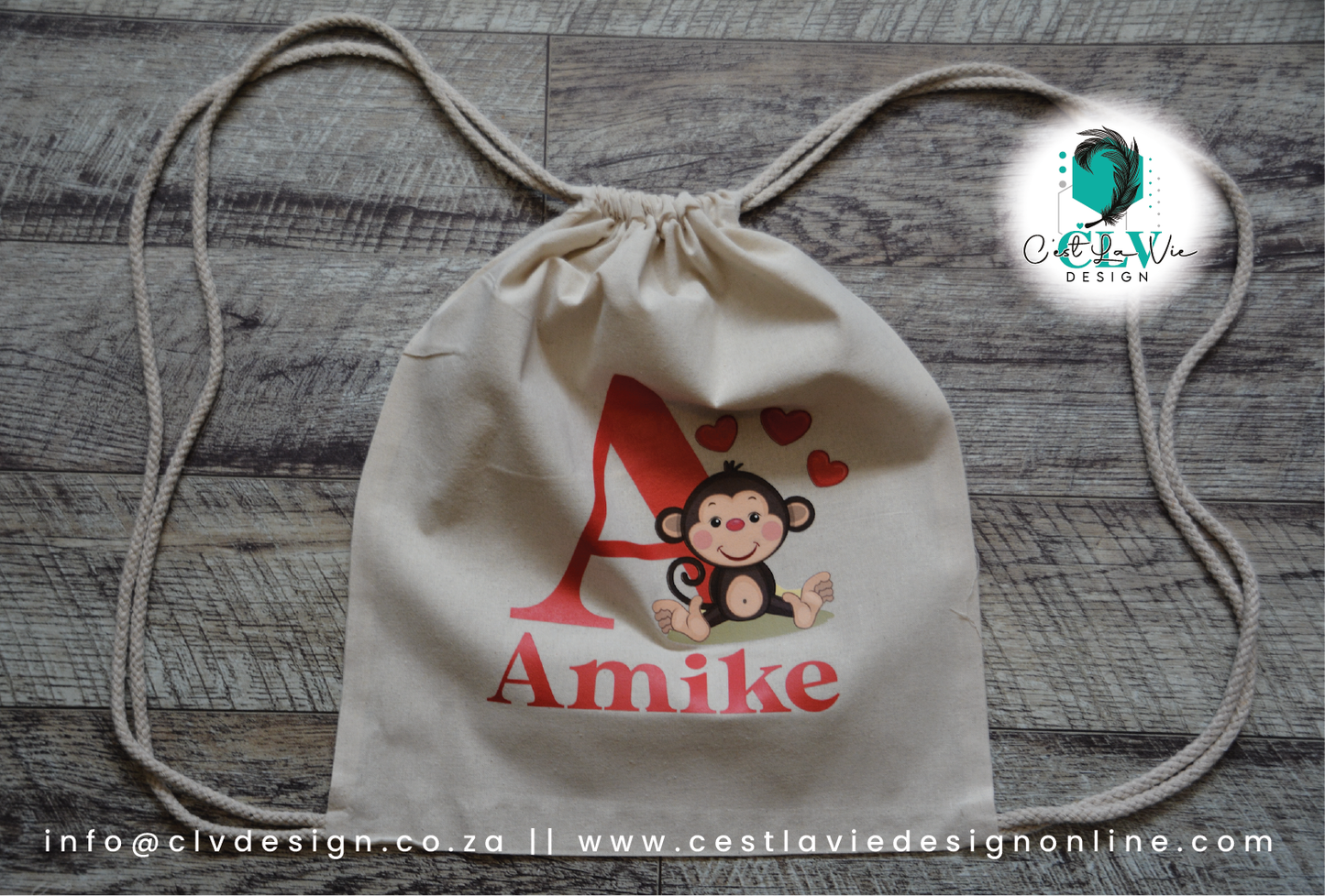 COTTON DRAWSTING BAG