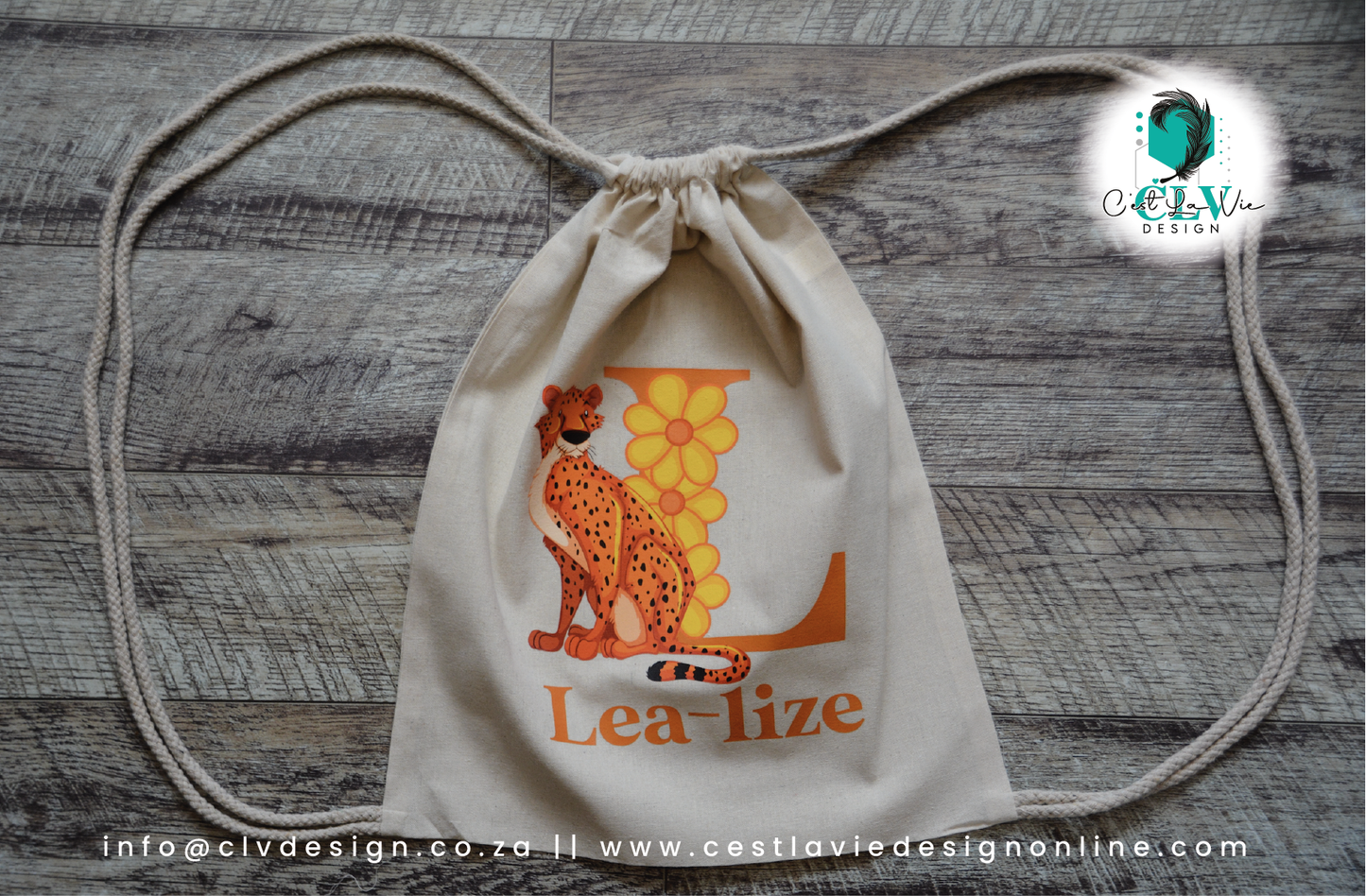COTTON DRAWSTING BAG