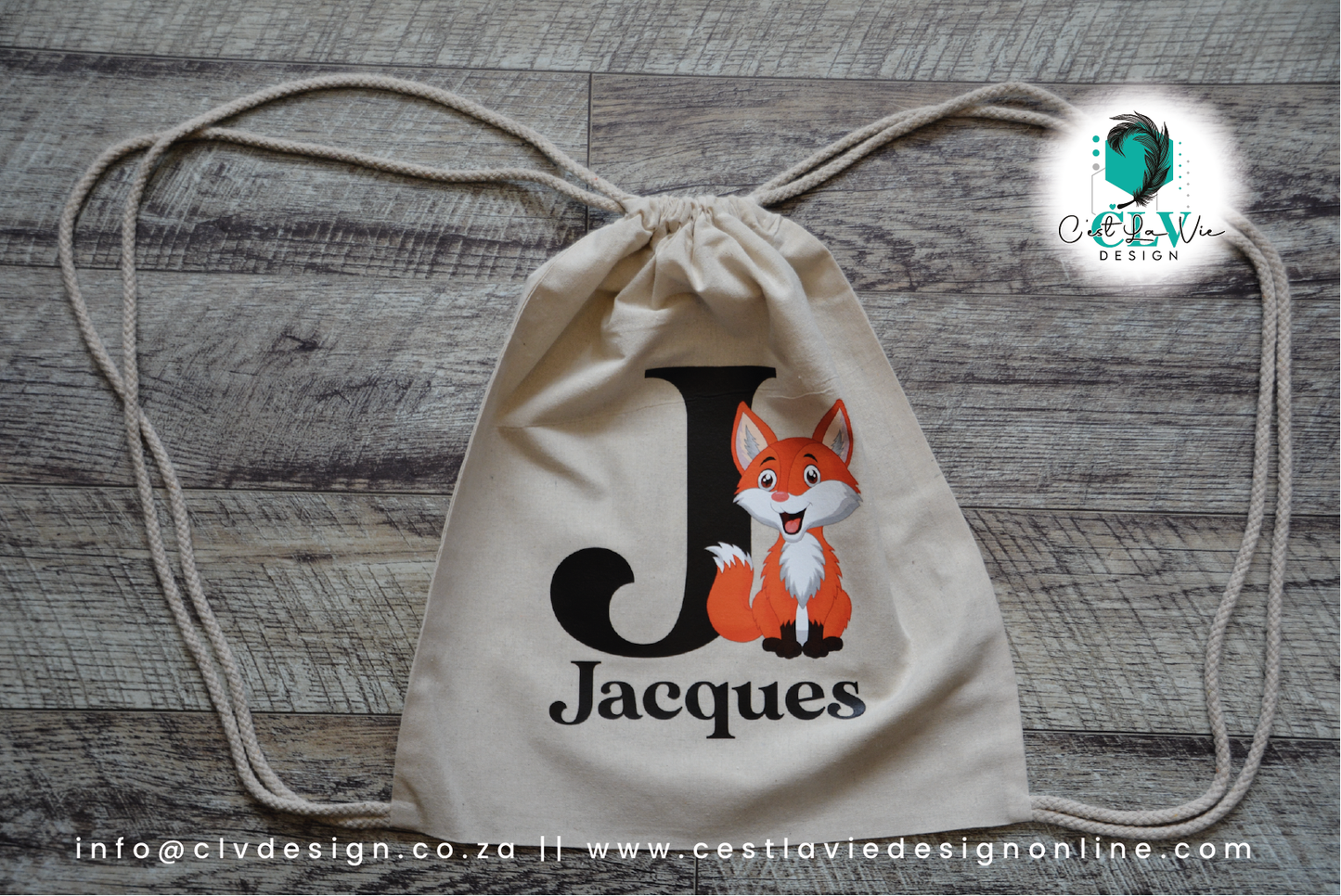 COTTON DRAWSTING BAG