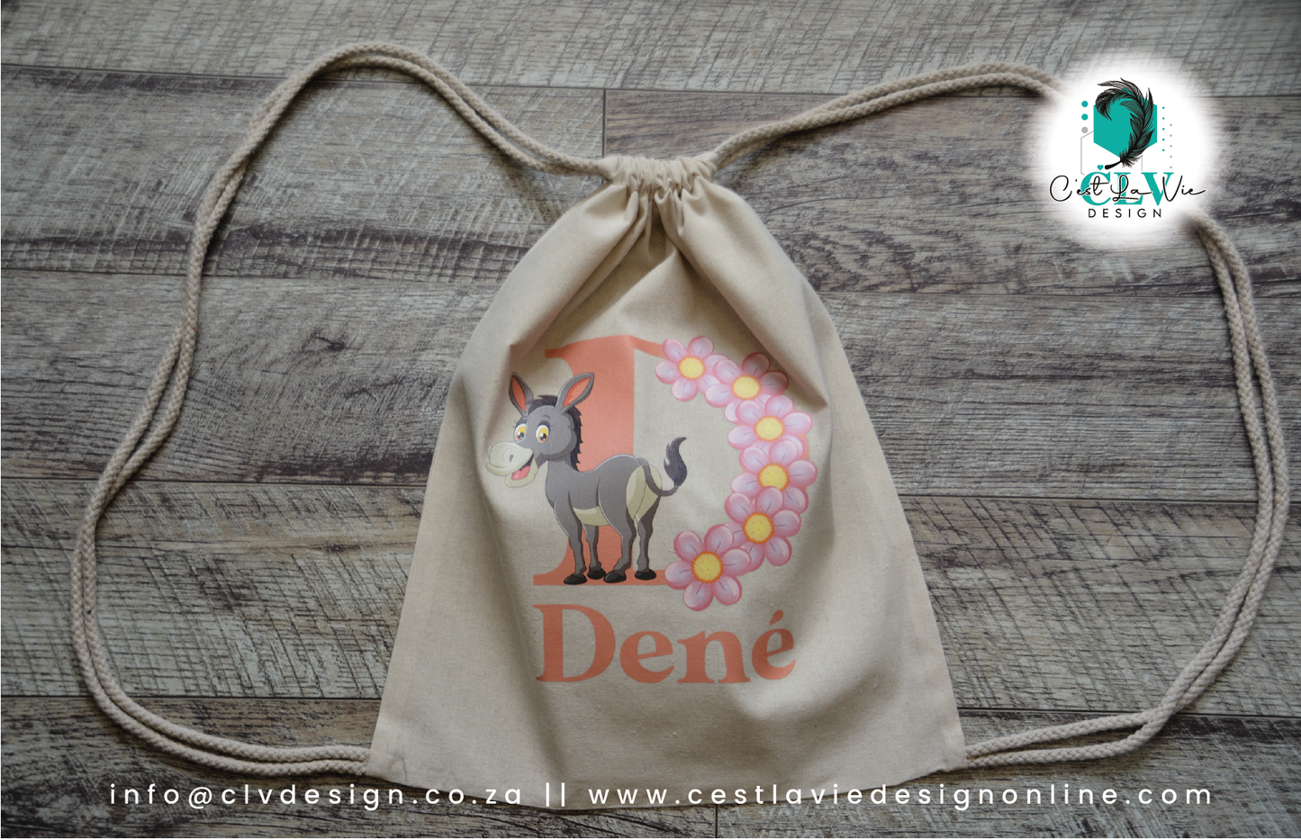 COTTON DRAWSTING BAG