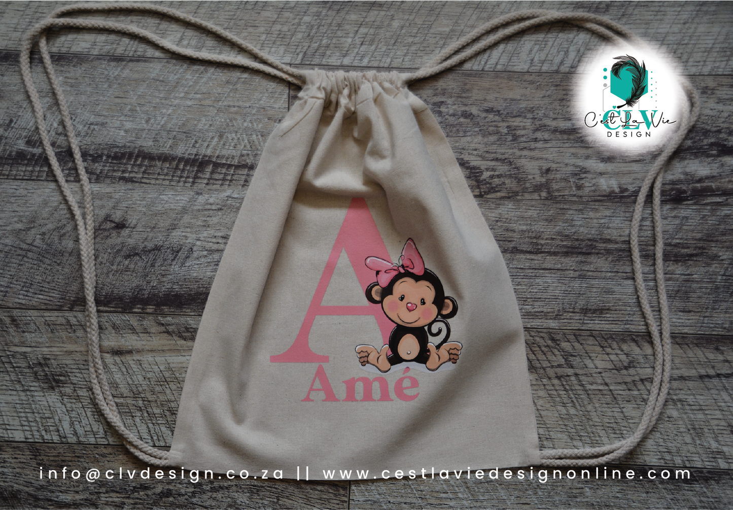 COTTON DRAWSTING BAG