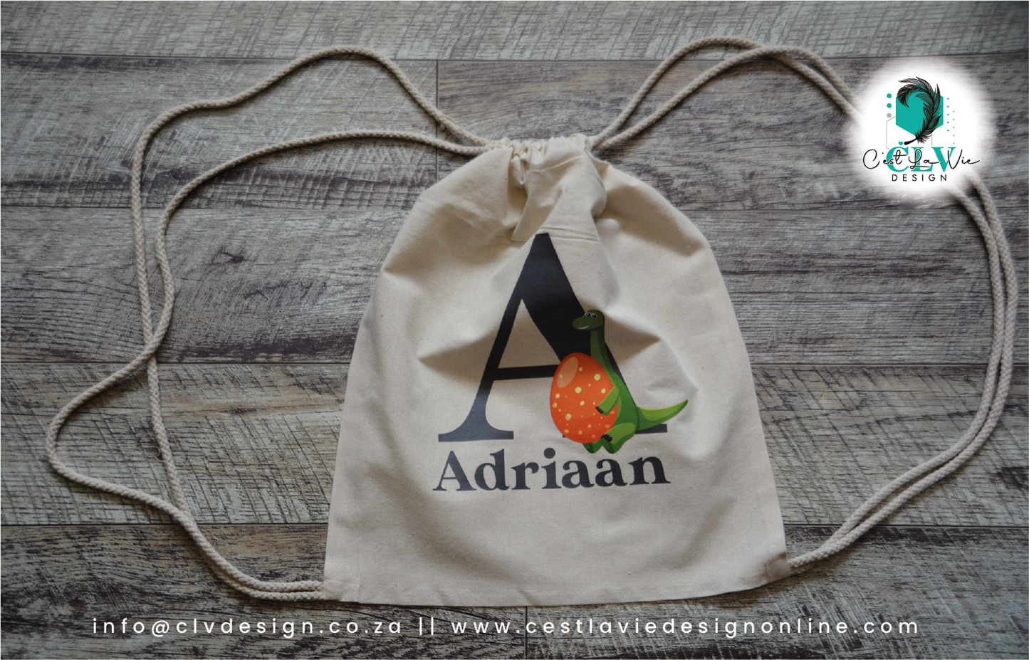 COTTON DRAWSTING BAG