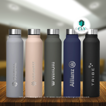 1L STEEL COATED BOTTLE (ENGRAVED)