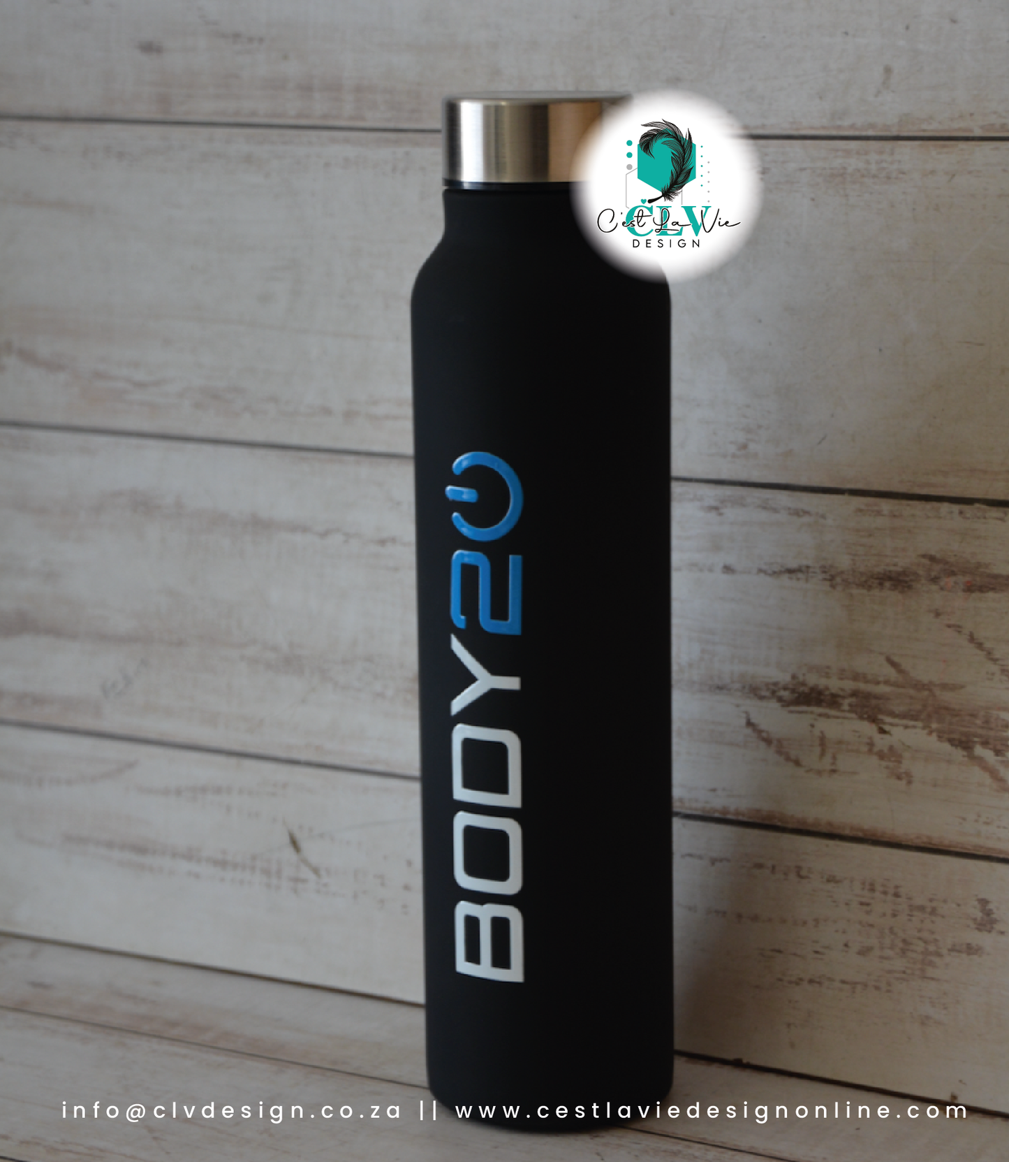 1L STEEL COATED BOTTLE (ENGRAVED)