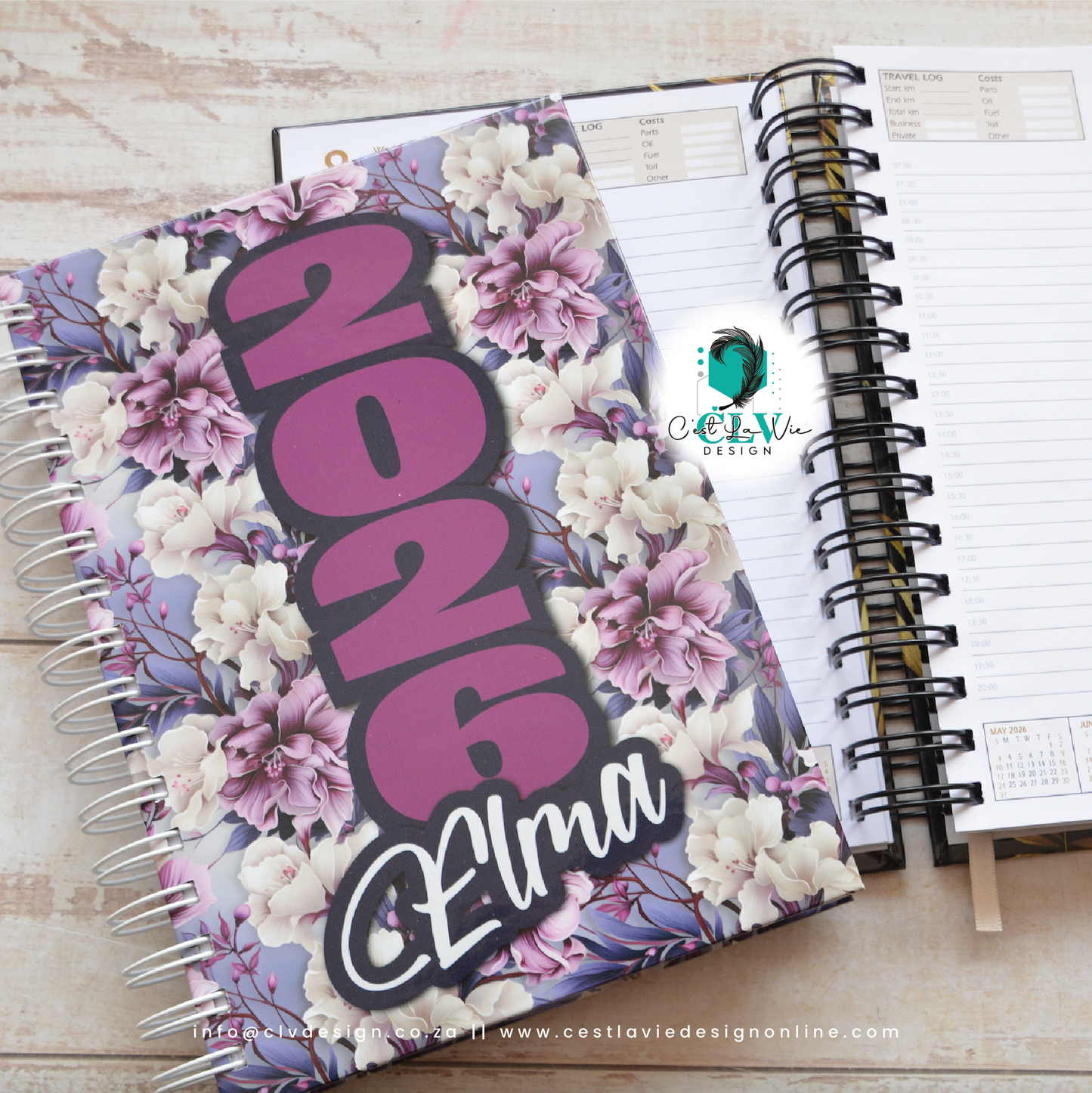 2026 WIRE BIND HARD COVER DIARY