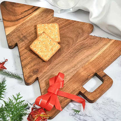 ACACIA CHRISTMAS TREE CUTTING BOARD