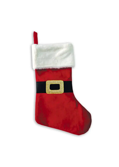 SANTA STOCKING WITH BELT