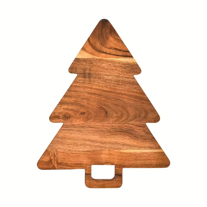 ACACIA CHRISTMAS TREE CUTTING BOARD