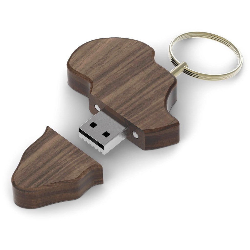 AFRIQUE FLASH DRIVE KEYHOLDER - 16GB